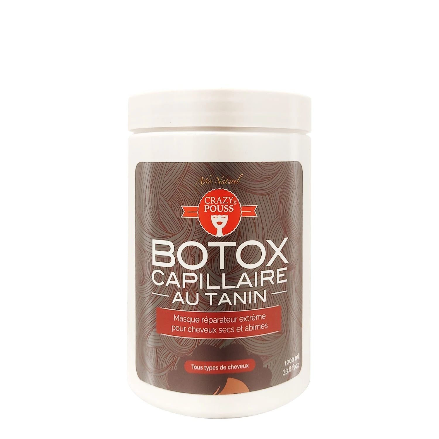 CRAZY POUSS - Botox Capillaire - Masque Nourrissant Au Tanin 3 CRAZY POUSS - Botox Capillaire - Masque Nourrissant Au Tanin