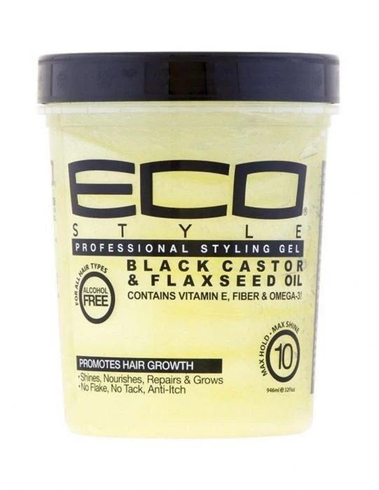 Eco Styler Black Castor Oil Gel 32oz 