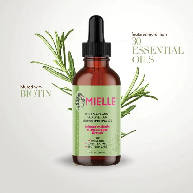 Mielle Rosemary Mint Growth Oil 2oz 3 Mielle Rosemary Mint Growth Oil 2oz