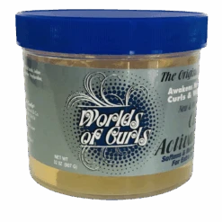 Worlds Of Curls Gel Curl Activator For Extra Dry Hair 32oz (jaune)