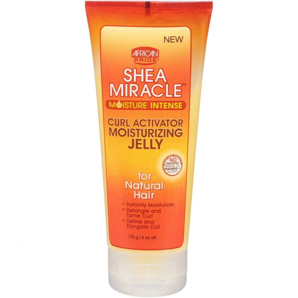 African Pride Shea Miracle Curl Activator Moisturising Jelly 6oz 3 African Pride Shea Miracle Curl Activator Moisturising Jelly 6oz