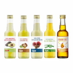 Pack Huiles Naturelles - Ricin, Aloe Vera, Argan, Avocat, Et Chébé